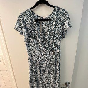 Sienna Sky Green Patterned Dress